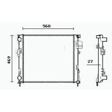 RM0694 EQUAL QUALITY Радиатор, охлаждение двигателя