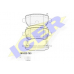 181622-703 ICER Комплект тормозных колодок, дисковый тормоз