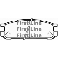 FBP3127 FIRST LINE Комплект тормозных колодок, дисковый тормоз