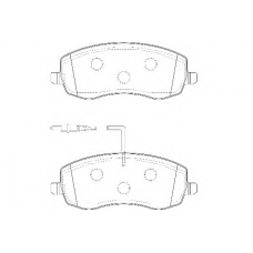 WBP24839A WAGNER LOCKHEED Комплект тормозных колодок, дисковый тормоз