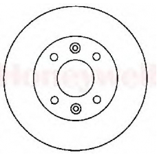 561534B BENDIX Тормозной диск