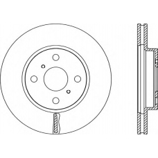 BDR2315.20 OPEN PARTS Тормозной диск