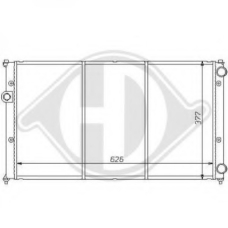 8138127 DIEDERICHS Радиатор, охлаждение двигателя