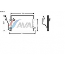 MSA5330 AVA Конденсатор, кондиционер