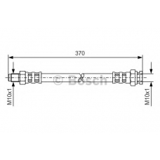 1 987 476 150 BOSCH Тормозной шланг