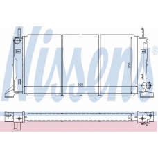 621541 NISSENS Радиатор, охлаждение двигателя