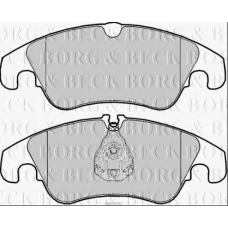 BBP2392 BORG & BECK Комплект тормозных колодок, дисковый тормоз