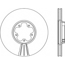 BDA1946.20 OPEN PARTS Тормозной диск