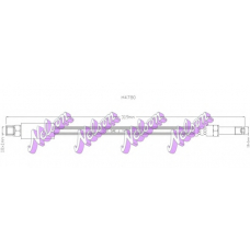 H4780 Brovex-Nelson Тормозной шланг