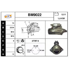 BM9022 SNRA Стартер