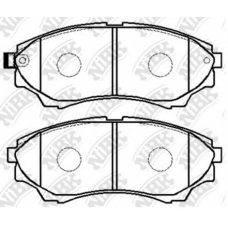 PN5800 NiBK Комплект тормозных колодок, дисковый тормоз