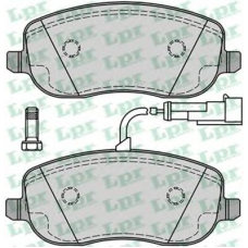 05P1217 LPR Комплект тормозных колодок, дисковый тормоз