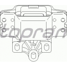 110 762 TOPRAN Подвеска, двигатель