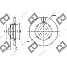 BD1927 DJ PARTS Тормозной диск