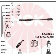 7800 NGK Комплект проводов зажигания
