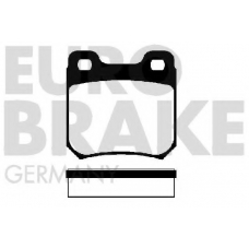 5502223612 EUROBRAKE Комплект тормозных колодок, дисковый тормоз