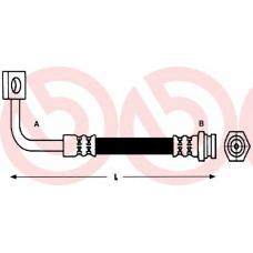 T 56 152 BREMBO Тормозной шланг