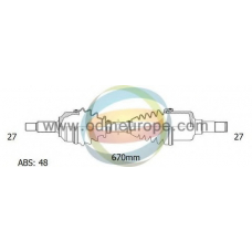 18-121191 ODM-MULTIPARTS Приводной вал