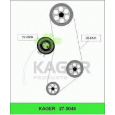 27-5046 KAGER Комплект ремня грм