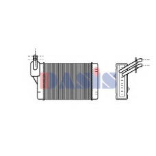 049050N AKS DASIS Теплообменник, отопление салона