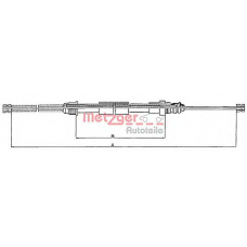 11.658 METZGER Трос, стояночная тормозная система