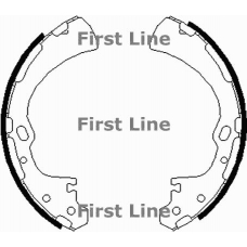 FBS031 FIRST LINE Комплект тормозных колодок