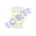151244 ICER Комплект тормозных колодок, дисковый тормоз