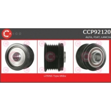 CCP92120 CASCO Ременный шкив, генератор
