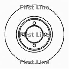 FBD257 FIRST LINE Тормозной диск
