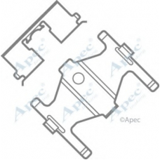 KIT438 APEC Комплектующие, тормозные колодки