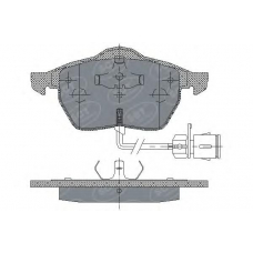 SP 178 SCT Комплект тормозных колодок, дисковый тормоз