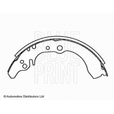 ADK84130 BLUE PRINT Комплект тормозных колодок