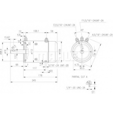 MM 141 MAHLE Электродвигатель