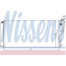 94896 NISSENS Конденсатор, кондиционер