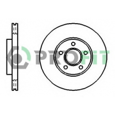 5010-1172 PROFIT Тормозной диск