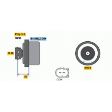 0 122 0AA 140 BOSCH Генератор