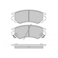 12-0512 E.T.F. Комплект тормозных колодок, дисковый тормоз
