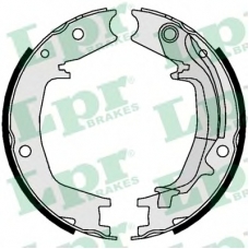 01062 LPR Комплект тормозных колодок, стояночная тормозная с