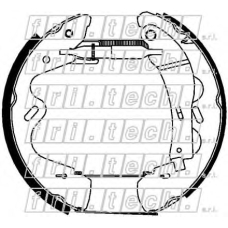 16445 fri.tech. Комплект тормозных колодок
