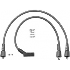 ZEF1043 BERU Комплект проводов зажигания