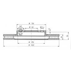 BDC5219 QH Benelux Тормозной диск