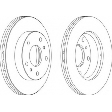 DDF1356-1 FERODO Тормозной диск