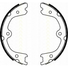 8100 14008 TRISCAN Комплект тормозных колодок, стояночная тормозная с