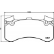 8DB 355 015-991 HELLA Комплект тормозных колодок, дисковый тормоз