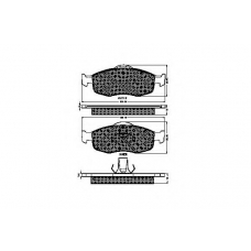 32062 SPIDAN Комплект тормозных колодок, дисковый тормоз