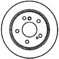 561698BC BENDIX Тормозной диск