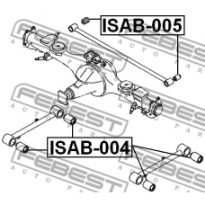 ISAB-005 FEBEST Подвеска, рычаг независимой подвески колеса