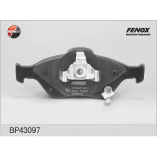 BP43097 FENOX Комплект тормозных колодок, дисковый тормоз