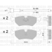 22-0178-0K METELLI Комплект тормозных колодок, дисковый тормоз