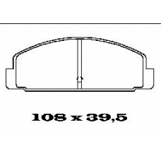 BL1104A1 FTE Колодки тормозные